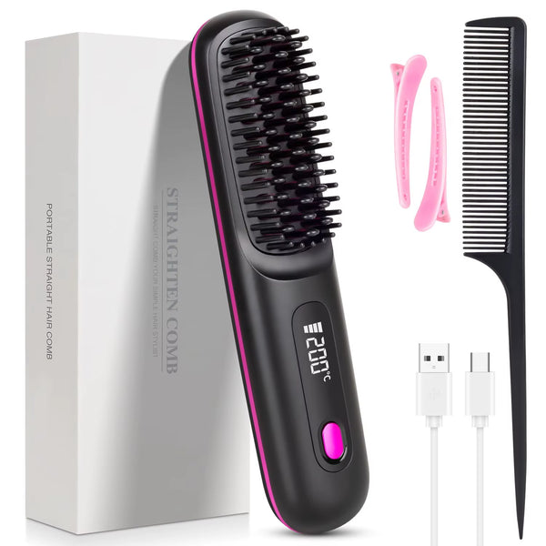 Electric Heated Straightening Brush