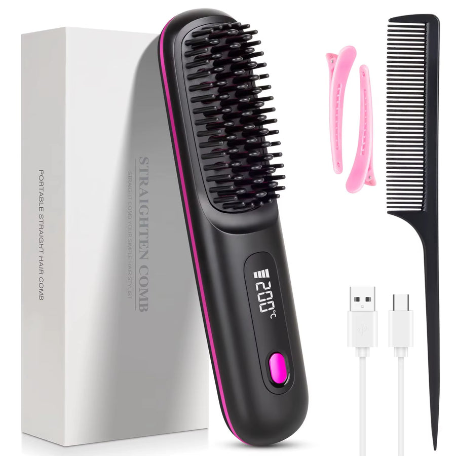 Electric Heated Straightening Brush